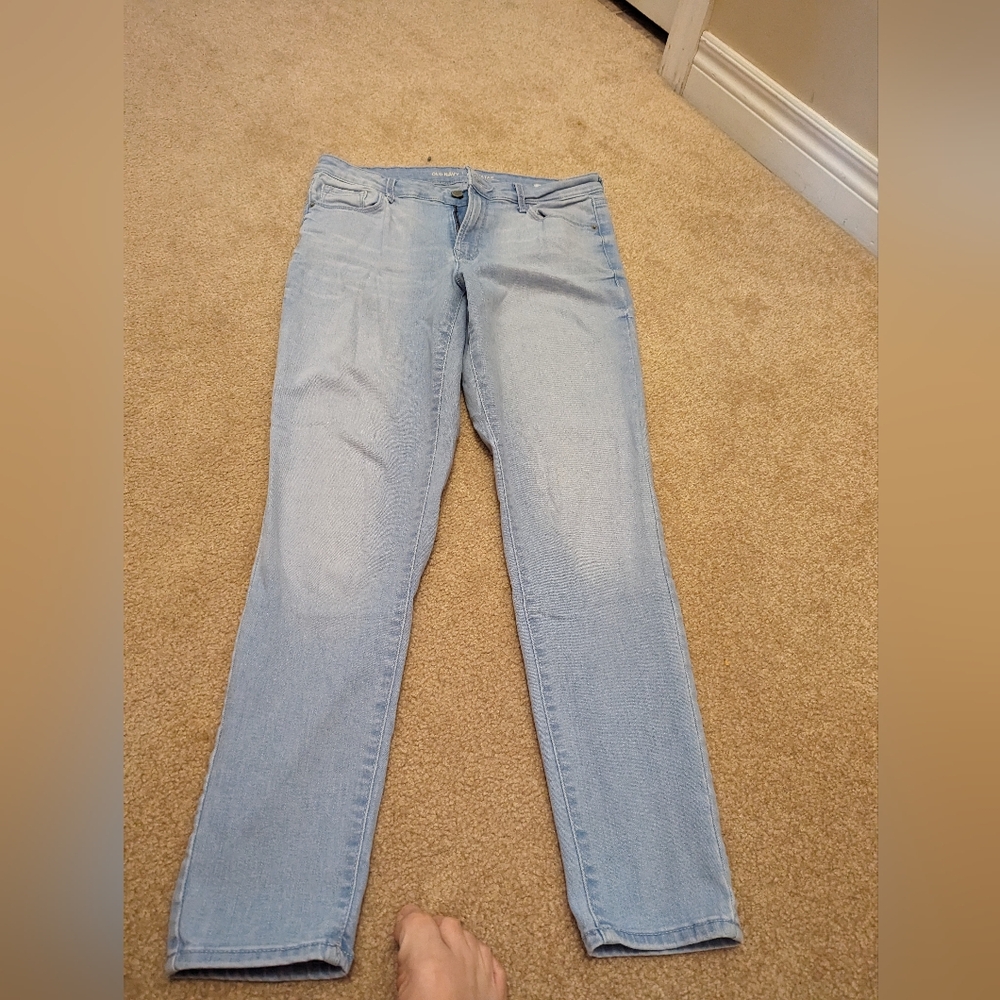 Old Navy midrise rockstar skinny jeans size 8